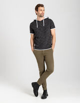 Tricou - Glugă - Negru