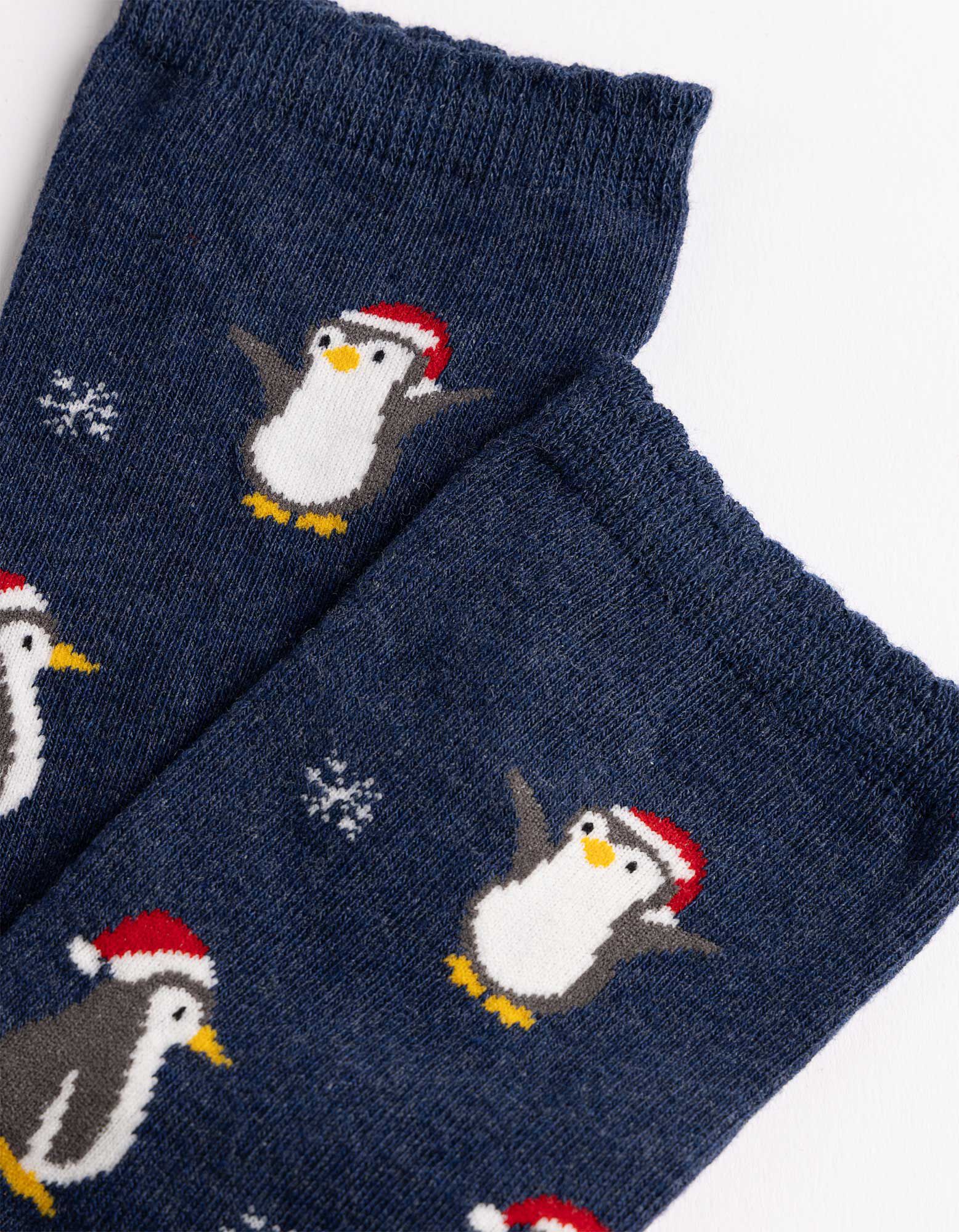 Socken - gemustert - blau
