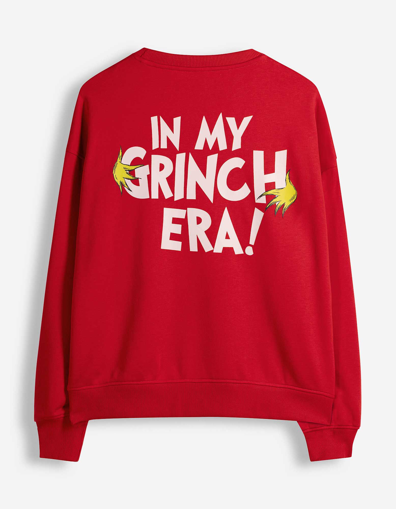 Sweatshirt - Grinch - Rot