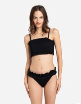 Bikinový vrchný diel - Volány - cierna