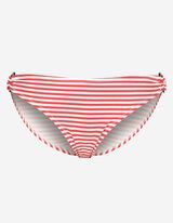 Slip bikini - Righe - rosso