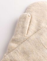 F&auml;ustlinge - Zopfstrick - Beige