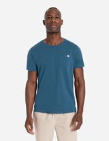 Majica kratkih rukava - Džep na prsima - tamno zelena