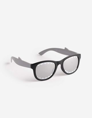 Sonnenbrille - verspiegelt - schwarz