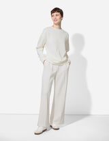 Pantaloni - Contenuto di modal - bianco