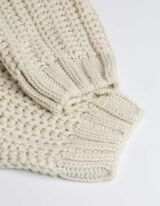 Cardigan lungo - Maglia larga - beige