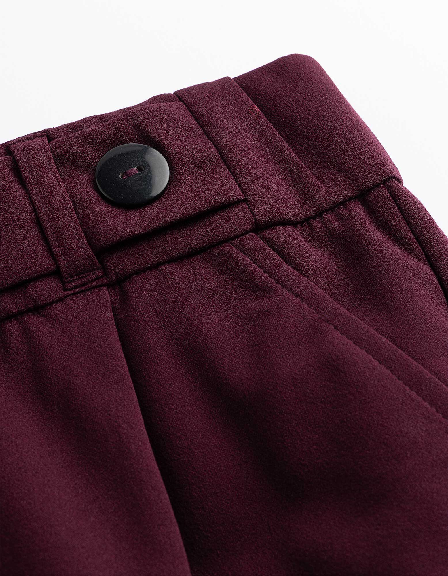 Broek - Elastische sluiting - Paars