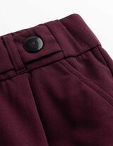 Broek - Elastische sluiting - Paars