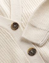 Cardigan - einfarbig - Off-White