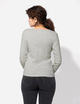 Hosszú ujjú felső - Gombolópántos - vilagos szurke