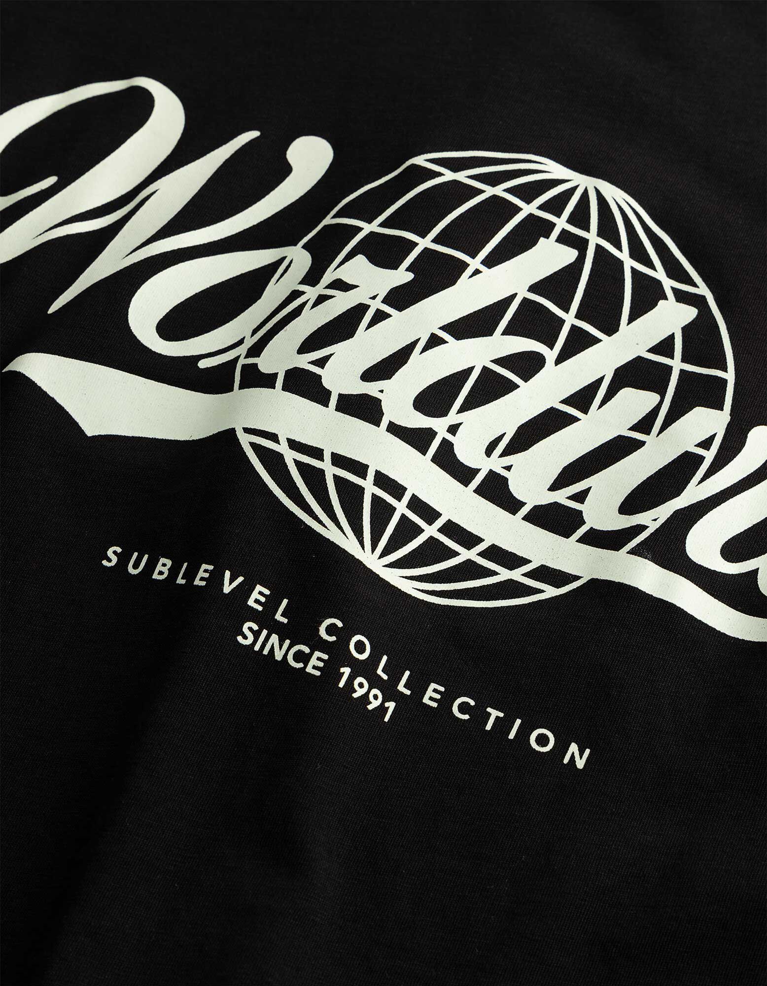 T-Shirt - R&uuml;ckenprint - schwarz