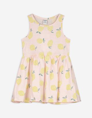 Kleid - Allover-Print - rosa Kleid - Allover-Print - rosa