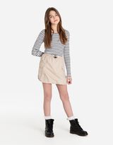 Bluză de corp cu mânecă lungă - pachet de 2 - Alb