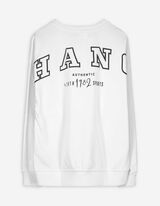 Sweatshirt - Rückenprint - weiß
