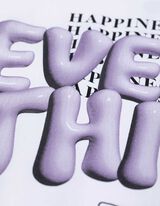 T-shirt - Impression au dos - blanc