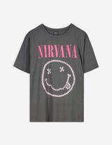 Majica kratkih rukava - Nirvana - siva
