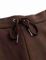 Jogpants - Skinny Fit - Dunkelbraun