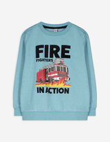 Sweatshirt - Print - lichtblauw