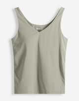 Top - Ademend - donkergroen