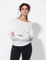 Pullover - Oversized Fit - wei&szlig;