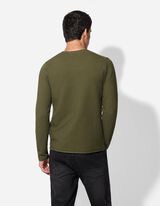 Pullover - Scollo rotondo - verde
