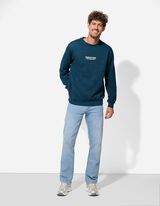 Trikotažinis megztinis - Apskrita iškirptė - turkis