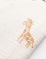 Couverture - Mousseline - blanc