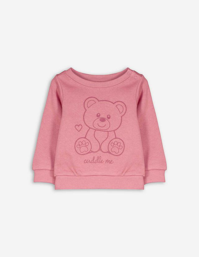 Melegítőfelső - Nyomott minta - pink