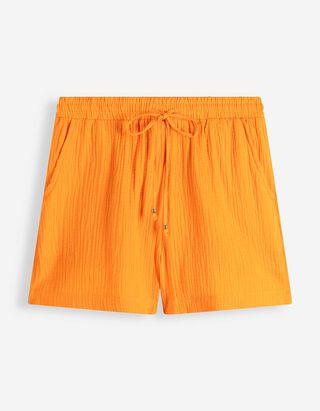 Shorts - Musselin - orange