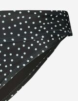 Bikini gaćice - Točkasti uzorak - crna