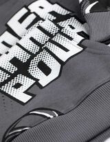 Džemperis - Ištisinis raštas - tamsiai pilkas