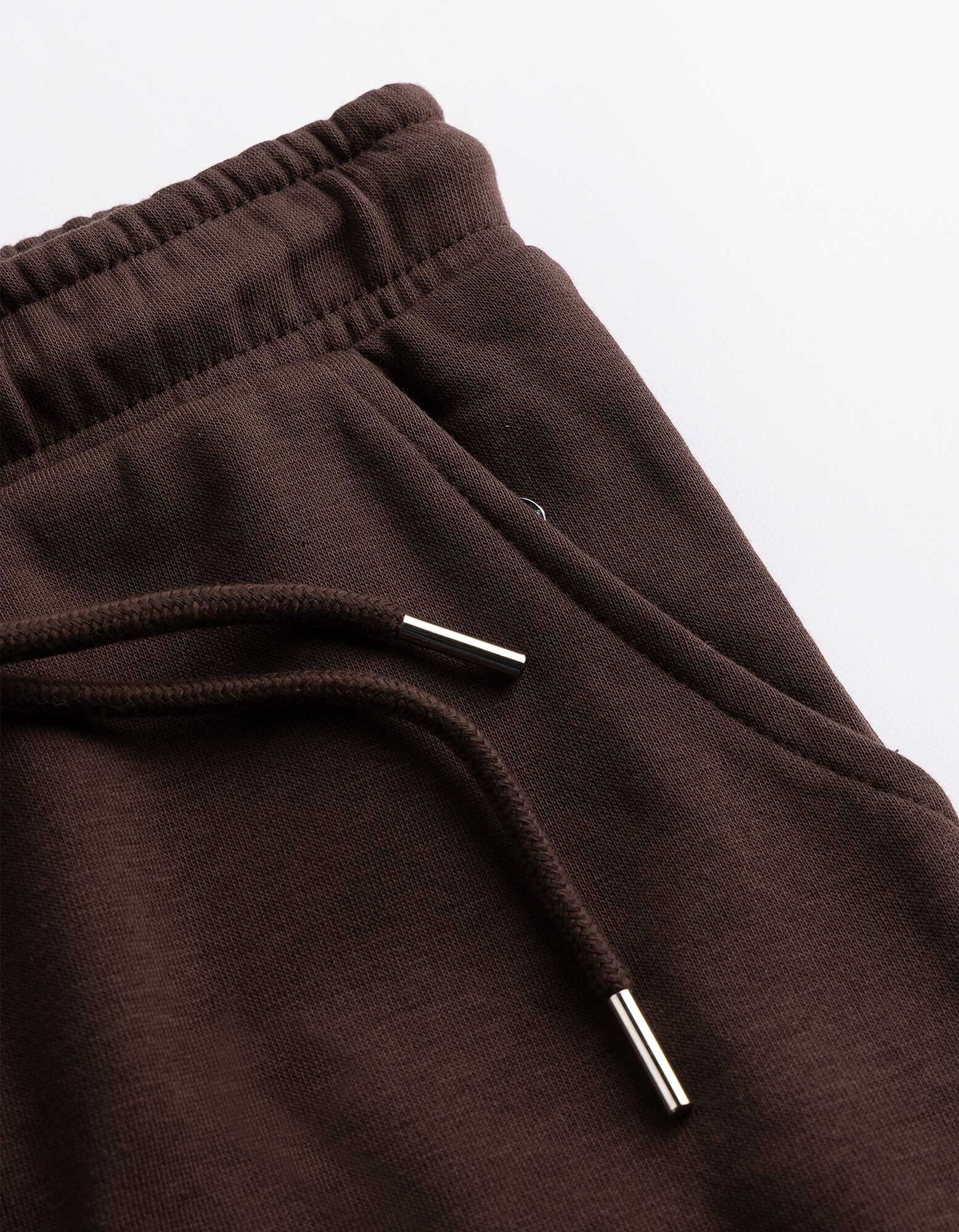 Jogginghose - Relaxed Fit - Dunkelbraun