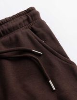 Jogginghose - Relaxed Fit - Dunkelbraun
