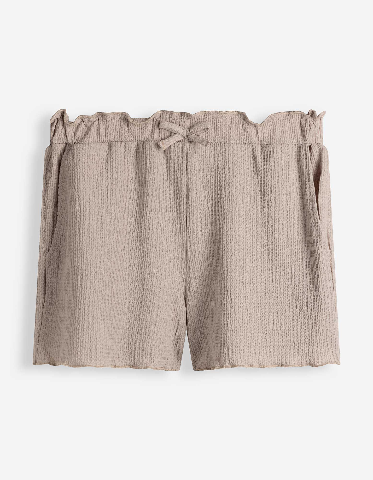 Shorts - einfarbig - Grau