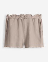 Shorts - einfarbig - Grau