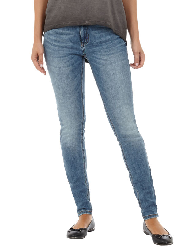 Damen Stone Washed Skinny Fit Jeans