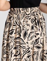 Gonna midi - Viscosa - beige