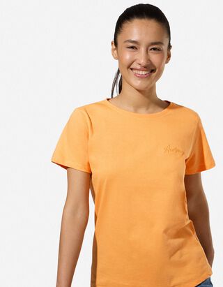 T-Shirt - Stickereien - Orange
