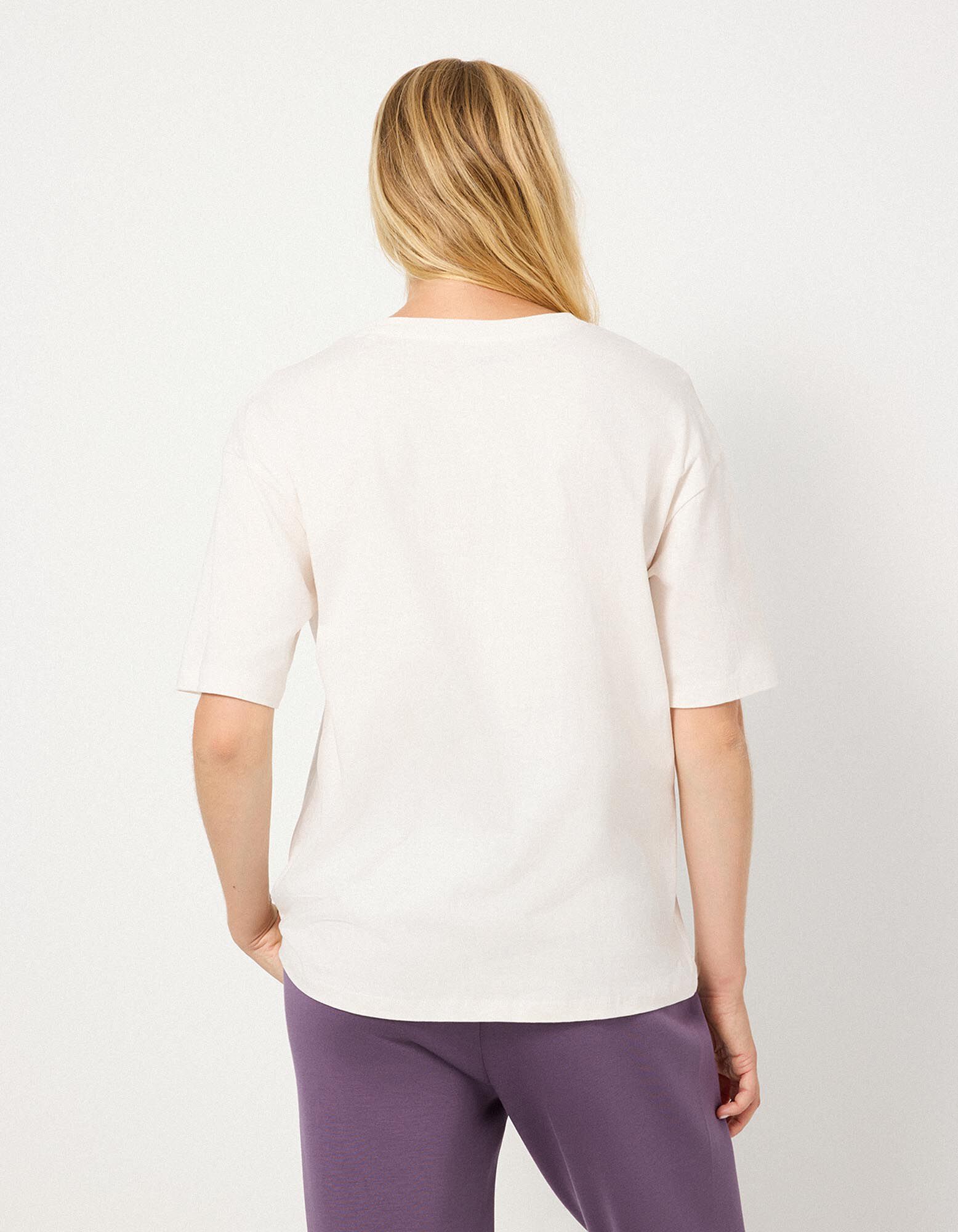 T-Shirt - Baumwolle - Off-White