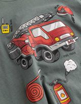 Shirt - Frontprint - gr&uuml;n