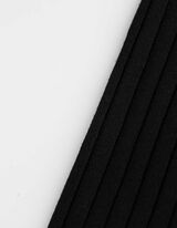 Umstandsshirt - Hemdkragen - schwarz