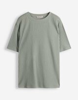 T-Shirt - einfarbig - Mint