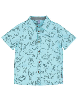 Jungen Hemd mit Dino-Print