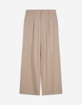 Broek - Wide fit - grijs