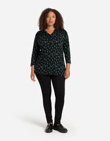 Hossz&uacute; ujj&uacute; felső - Viszk&oacute;zkever&eacute;k - fekete