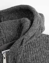 Kampsun - l&uuml;hendatud - tumehall