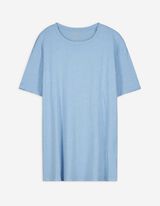 T-Shirt - Rundhals-Ausschnitt - blau