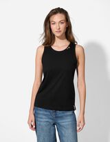 Top - Spadlá ramena - cerná