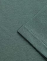 Tričko s dlouhým rukávem - Bavlna - zelena