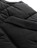 Bodywarmer - Materiaalmix - Zwart